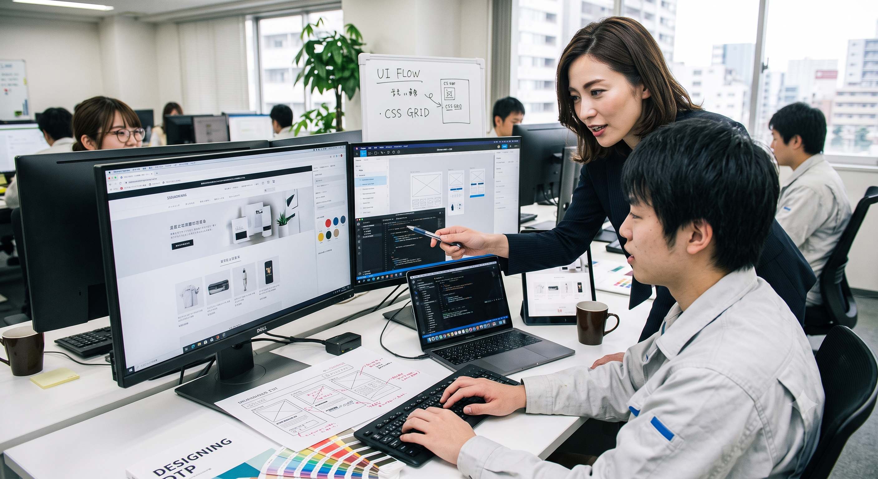 WEBデザイン・UIフロー設計
